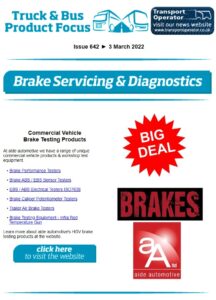 Read more about the article Truck & Bus Product Focus – Commercial Vehicle Brake Testing Products