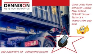 Read more about the article Dennison Trailer of Ireland purchase 4 great HGV Brake Diagnostic Tools