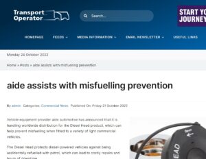 Read more about the article aide auto The Official Misfuelling Device Diesel Head Distributor