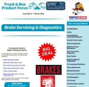 Read more about the article HGV  / Truck  / Commercial Vehicle Brake Servicing & Diagnostics