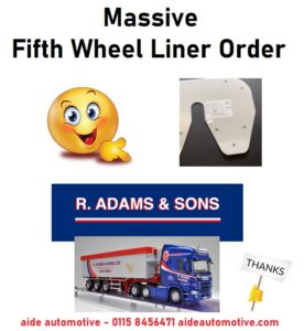 Read more about the article HGV Lubrication Fifth Wheel Liner Order