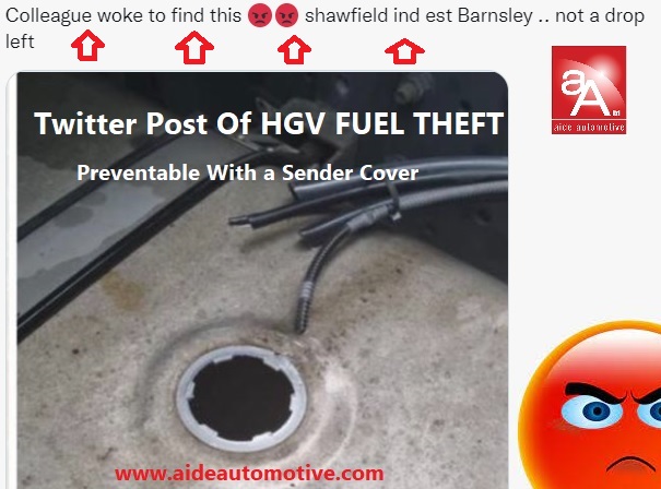 Truck Sender Fuel Theft